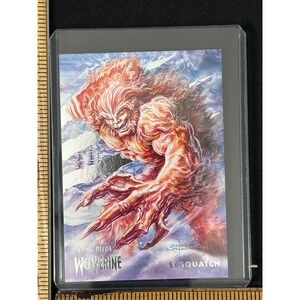 Marvel Wolverine Sasquatch Card‎ 1993 Fleer Ultra Foil